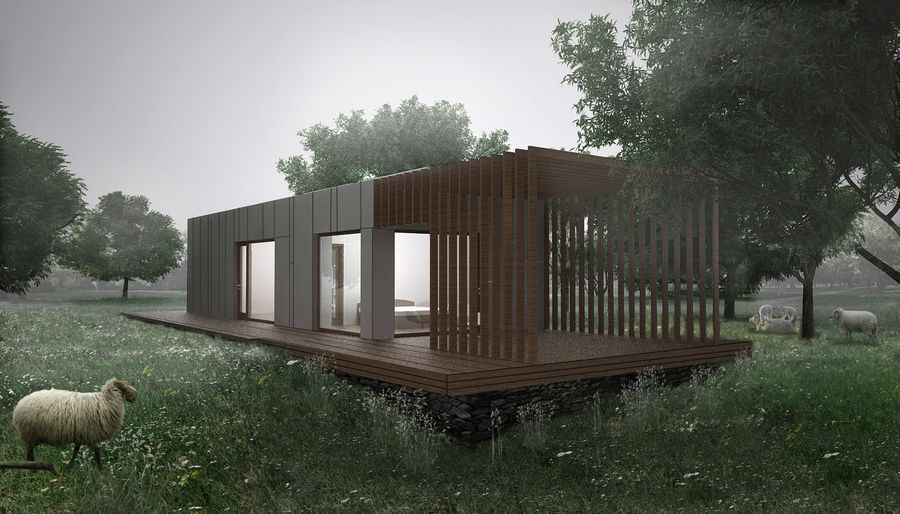 Country House with Terrace, 60 m2