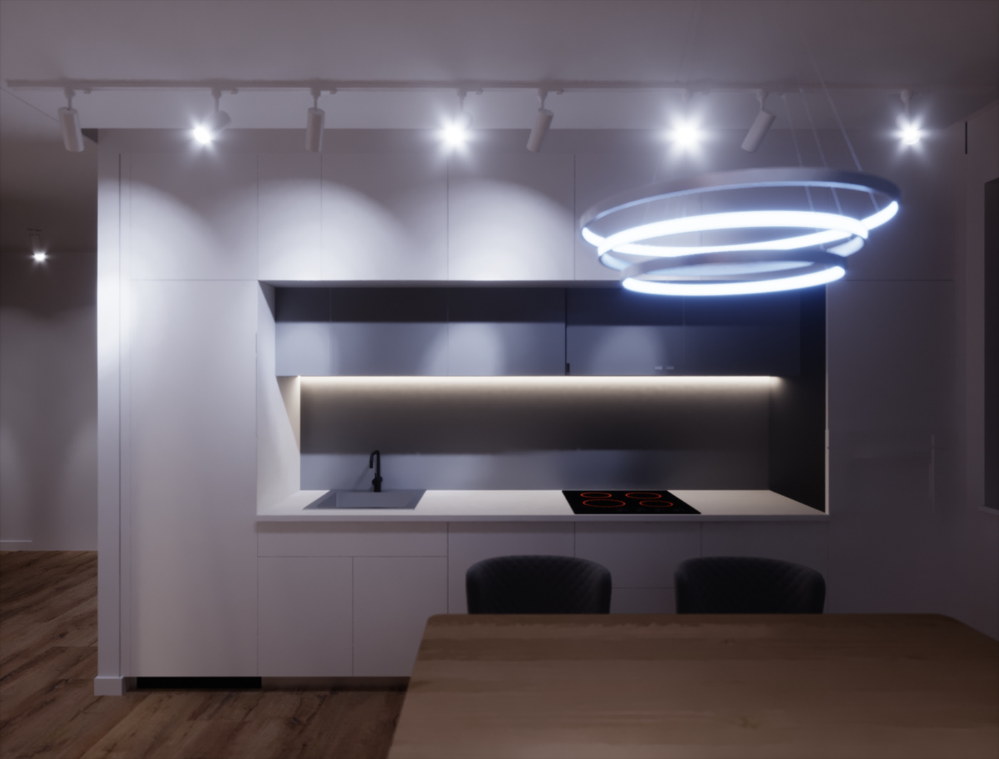 Apartment Interior Kitchenroom