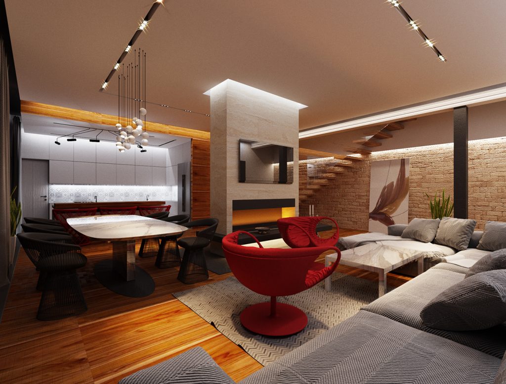 Architectural project of the family house