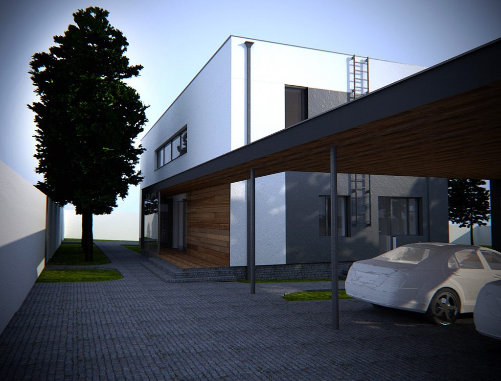 Architectural project of the family house