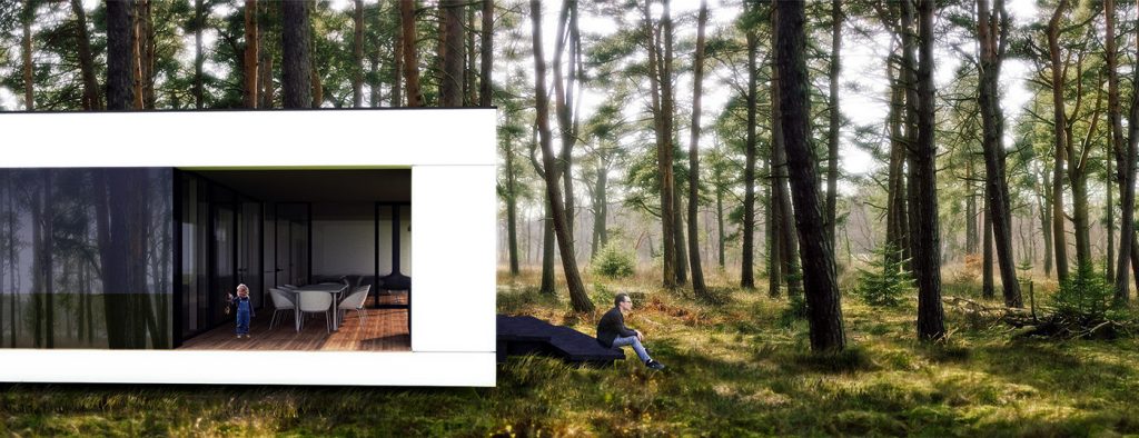 Architectural project of a country house