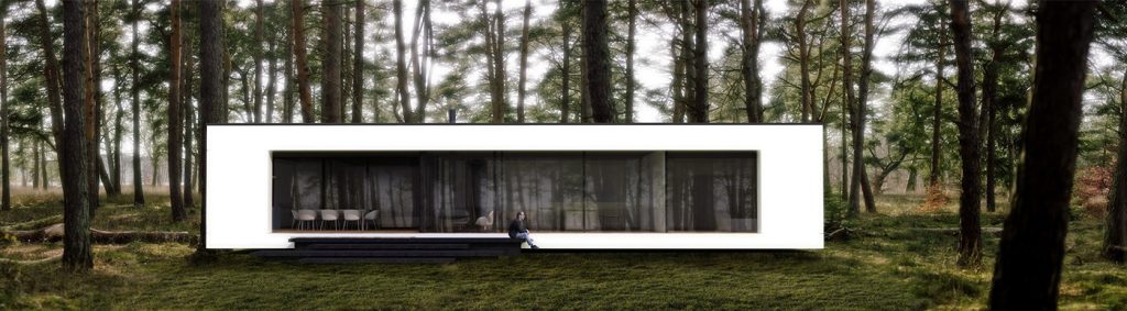 Architectural project of a country house