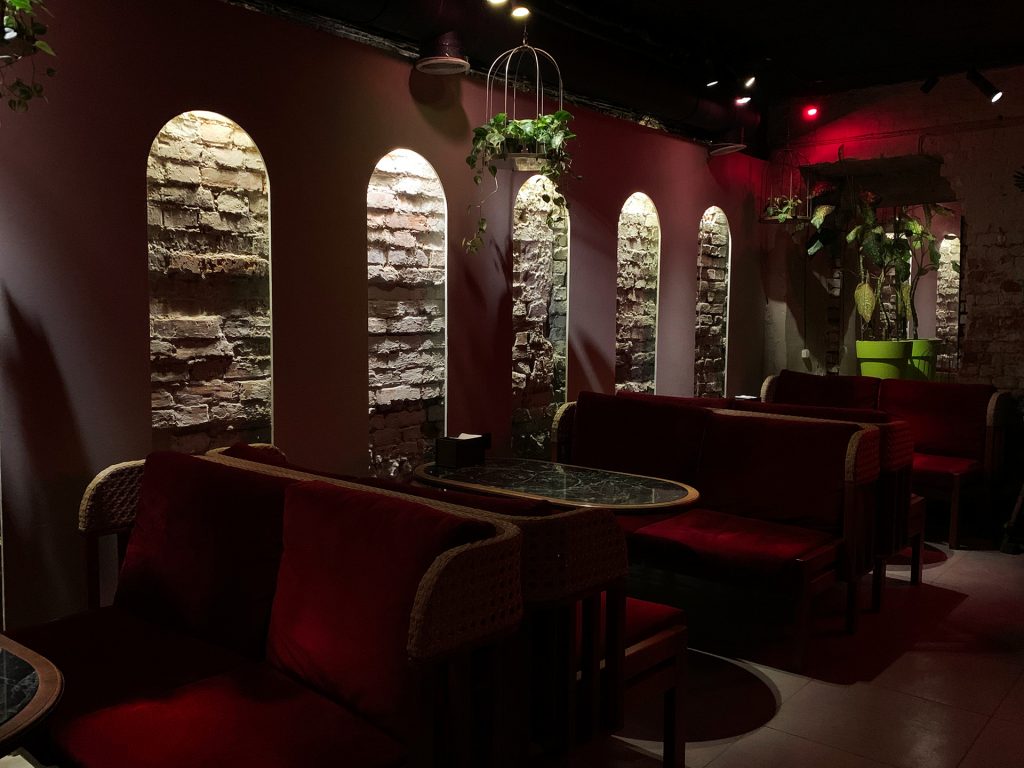 Bar architecture and interior design