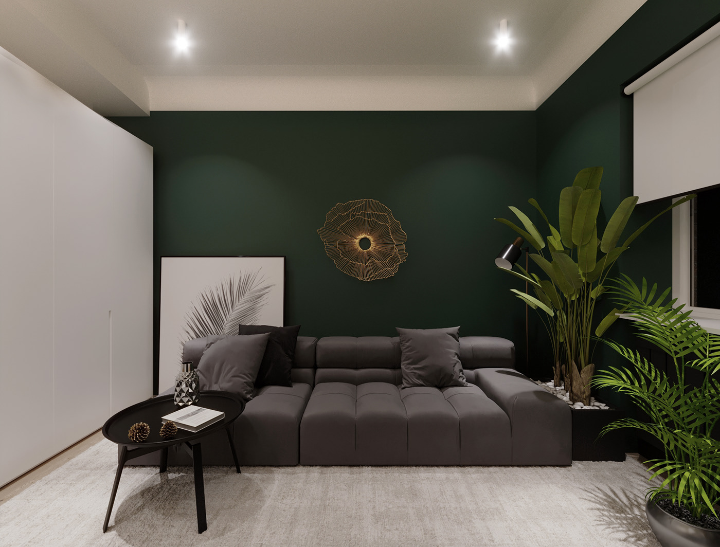 Interior design livingroom