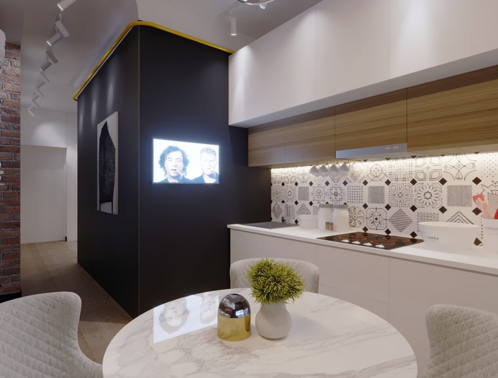 Interior design kitchen