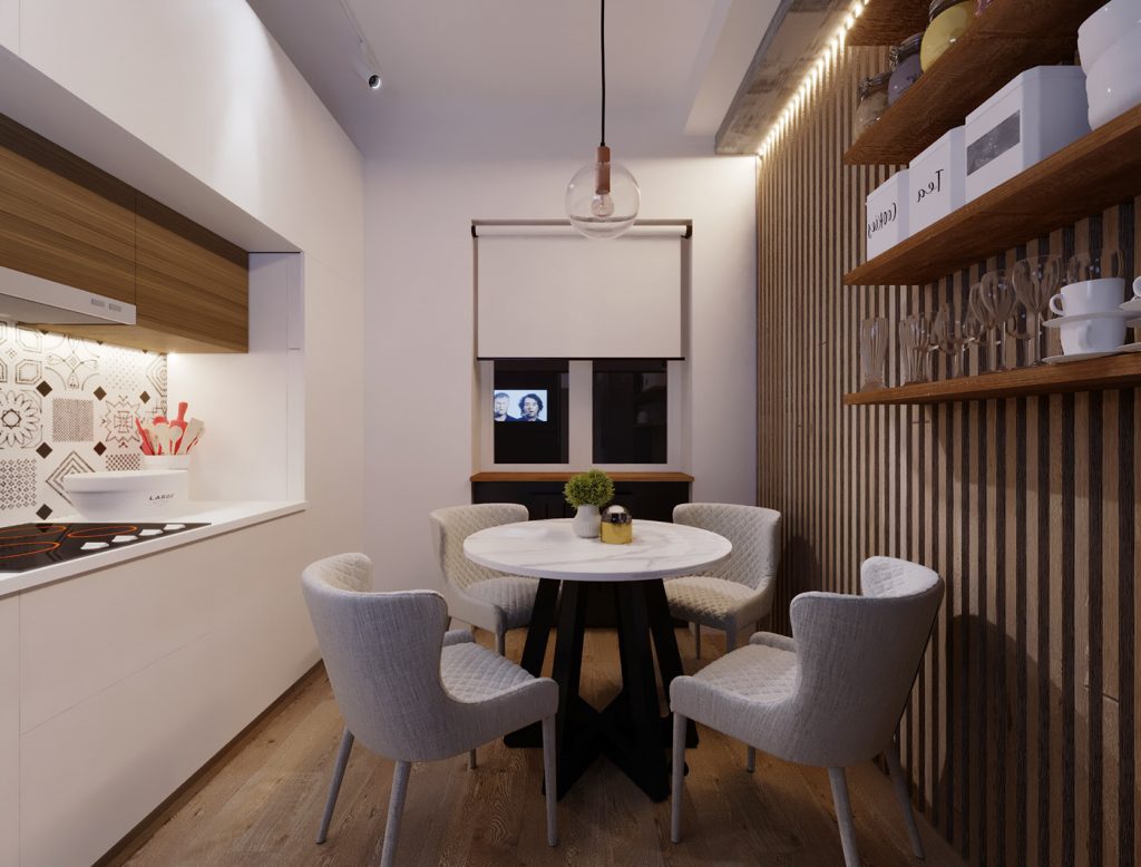 Interior design kitchen