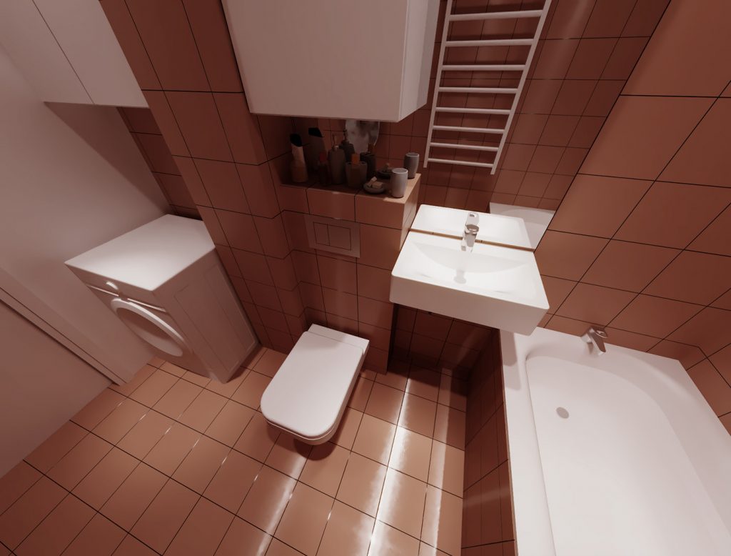 Interior design bathdroom