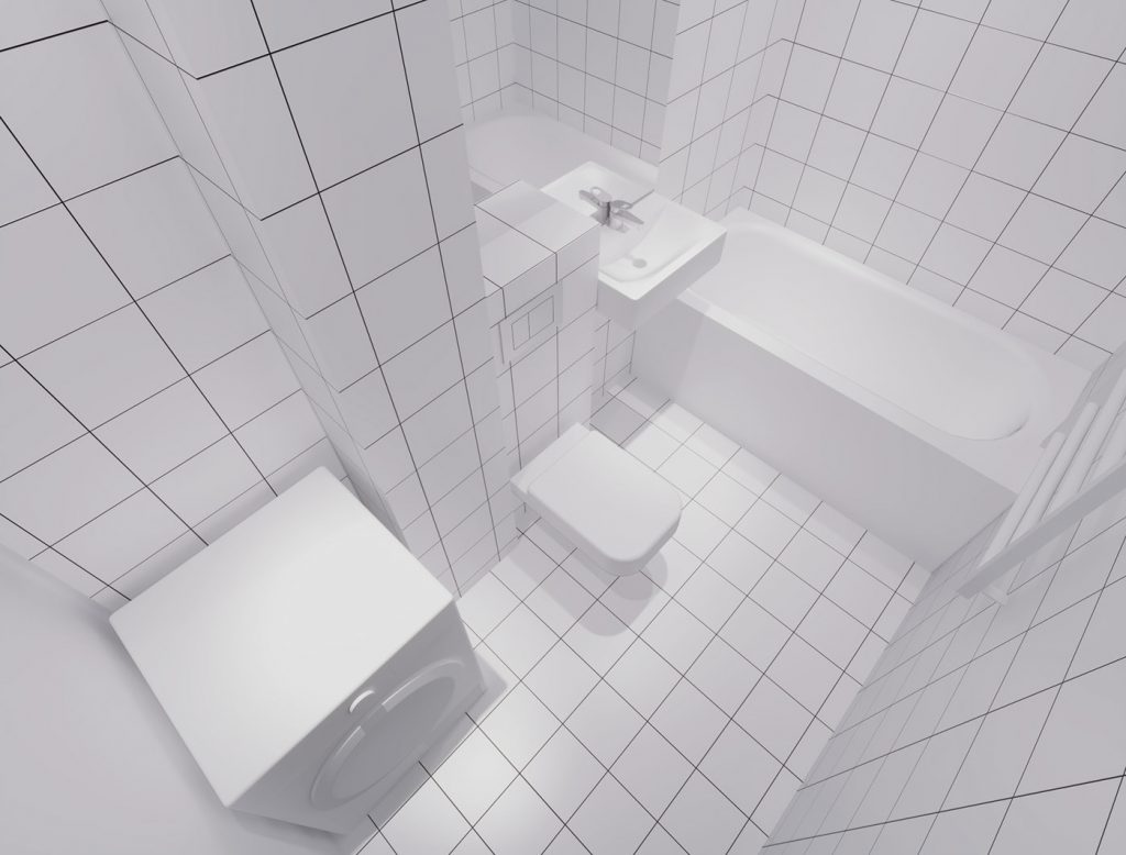 Interior design bathdroom