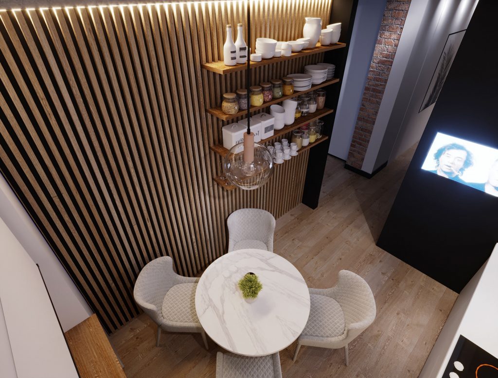 Interior design kitchen