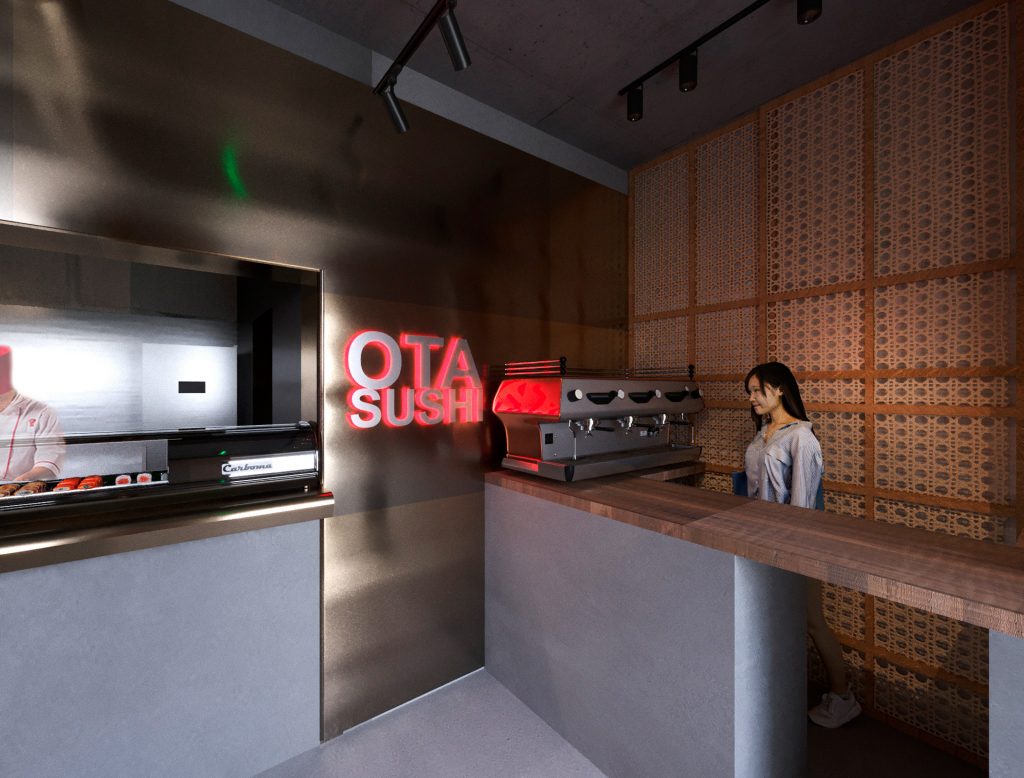 Japanese bar design ideas sushi