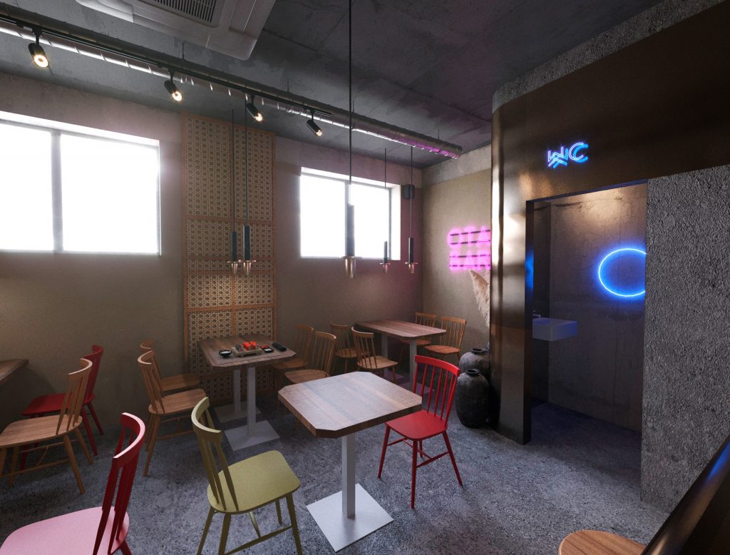 Japanese bar design ideas sushi